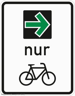 Kommunen können extra Grünpfeile für Radfahrer einführen