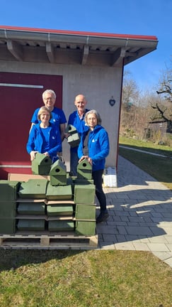 Andrea Schön-Staudinger, Manfred Staudinger, Johann Delp, Margareta Loscher  ©Margareta Loscher