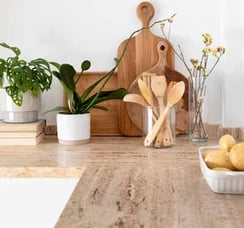 Plan de travail en bois