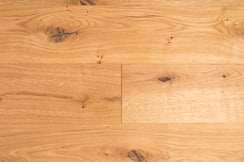 Räuchereiche gebürstet gealtert Äste rustikal Massivparkett Zermatt Drüsedau