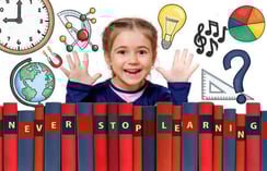 fillette apprendre livres