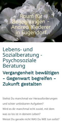 Website psychosoziale Beratung