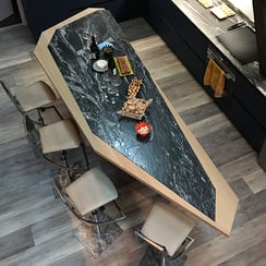 cuisine en pierre naturelle