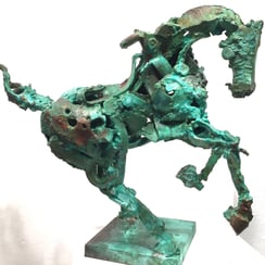 Fonderie d'Art Ilhat, sculpture, bronze, patine, Casimir Ferrer