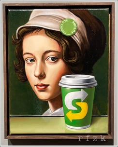 Pride Junge vor Regenbogen Michael Jampolski Kunst rfzk Nürnberg