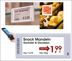 Digitale Preisschilder für die elektronische Preisauszeichnung