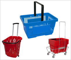Einkaufskörbe bedruckt und auch zum rollen
