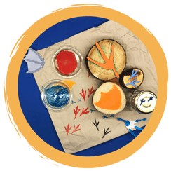 Vogelspur-Stempel herstellen