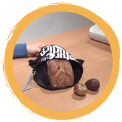 Beutel für Brot, Obst oder Gemüse einfach selbst genäht