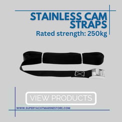Stainless Cam Straps (for up to 250kg)