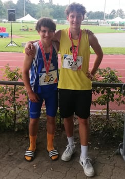 Max Rupp und Nevio Hofmeier