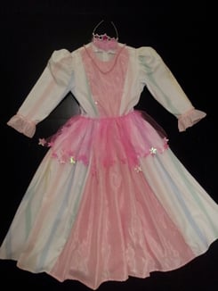 Prinzessin Gr.6-8J., Fr.19.- Sterngürtel+Krone, Fr.5.-