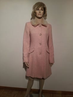 50/60Jahr Mantel, Fellkragen abnehmbar, Fr.25.-