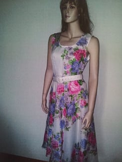 original 50/60erJahre Kleid, Gr.M, Fr.29.-