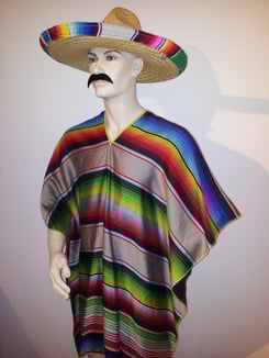 Poncho Fr.24.- Sombrero Fr. 6.50 Beides zusammen Fr.29.-