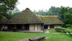 日本民家集落博物館にて撮影