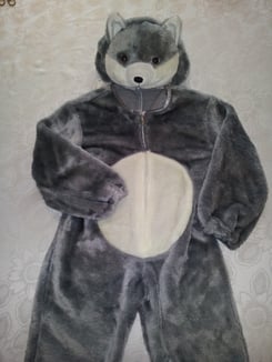 Sehr warmer Wolf-Overal, Gr.12-18Monate, Fr.20.-