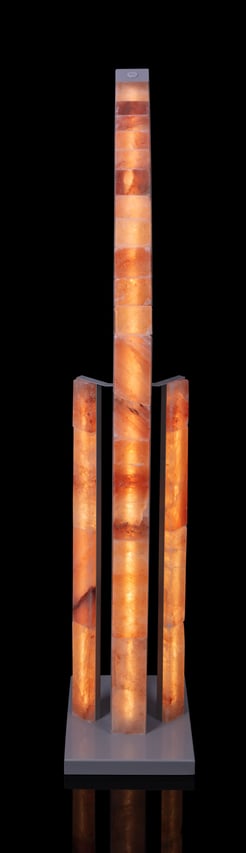 ORYX Salzstein-Leuchte von Julian & Lasaroff