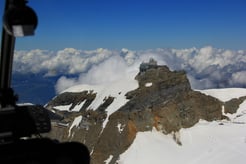 Helikopterflug Aletschgletscher/Jungfraujoch