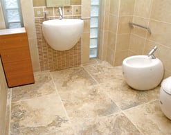 Bagno in Travertino Chiaro