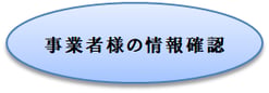 事業者様の情報確認
