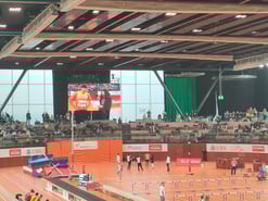 Jason beim Siegerinterview