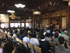 6月16日 満堂となった島田洋七さんの講演会