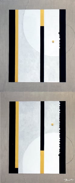 Body & Image 20  500mm×1212mm  (500mm×606mm each)  F12×2  Acrylic 2015