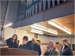 Orgelkurs mit Mona Hartmann in St. Ludger © Dominik Susteck