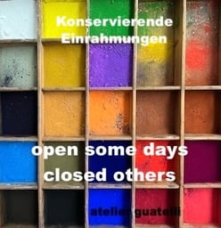 Ihr Fachmann  für  konservierende Einrahmungen von Papiergut  