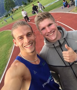 Matthias Steinmann (li) + Finley Gaio (re)