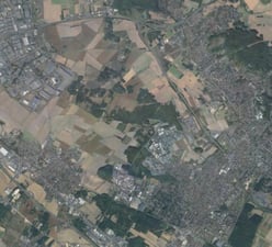 La plaine de Pierrelaye Bessanourt, localisation de la future forêt.