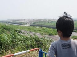 見渡す限り埋立処分場が広がります
