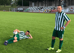 Der Kapitän gönnt sich ein Päuschen...