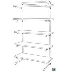 Bauplan für freistehendes Industrial Schuhregal aus Rohren