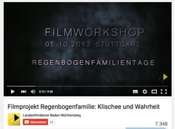 Bildschirmfoto Video"Regenbogenfamilie: Klischee und Wahrheit" auf YouTube; 20160309