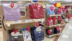 加速度センサービーコンを利用した接客指示システム