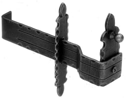 Fermapersiane in ferro battuto forgiato 