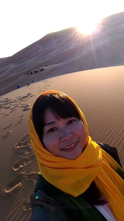 サハラ砂漠、アフリカの大地から朝日が昇る瞬間は感動ものです！モロッコ在住日本人Mikaのブログ