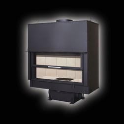 STAFFIERI Cheminée-Einsatz: Modell P1 Mega 1200