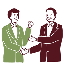 組織再編のイメージイラスト