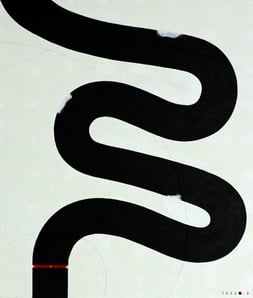 HEBIHANABI 13    455mm×530mm  F10   Acrylic   2016