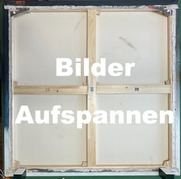Keulrahmen; Leinwandbild aufspannen