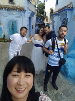 モロッコ/海外ハネムーンフォト/シャエウン