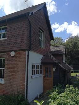 Completed two-storey extension