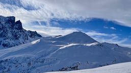 Blick Mot Scalotta vom auf den Piz Mez, unserem Tourenziel.