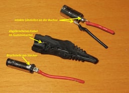 Defekter Stecker