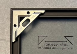 Bildaufhänger für Alurahmen 