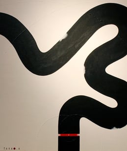 HEBIHANABI 9    380mm×455mm  F8   Acrylic   2015