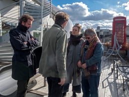 Francois Sarti (links) und Myriam Lefkowitz (2.v.r)